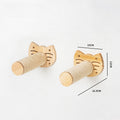 Wall-mounted cat-face scratching post